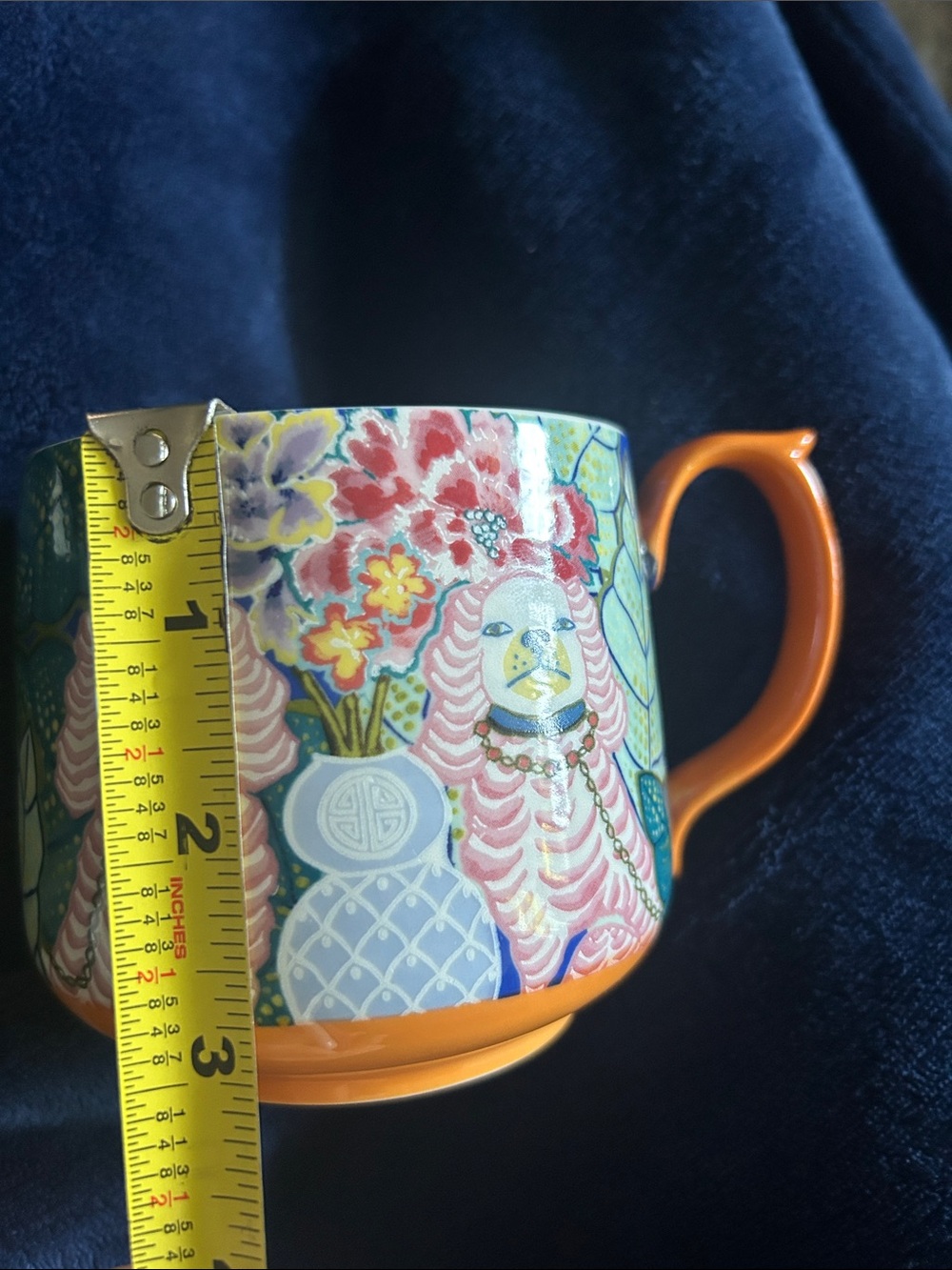 Anthropologie Paige Gemmel Animals Staffordshire Dog coffee mug - Picture 6 of 8